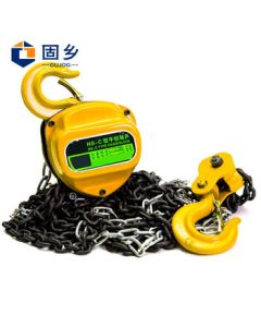 Guxiang Hand Chain Hoist, Lever Block Manual Lifting Hoist HS-C Triangle Manual Lifting Hoist, Come Along Hoist, Lifting Hoist (Triangle Model 1 Ton 6 Meters)