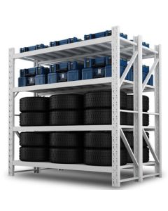 Yizhi 4-Tier Shelf 200*60*200CM, Max Load 380KG per Tier