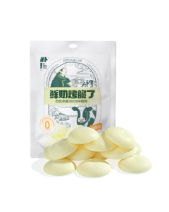 Pure Zhen Roasted Milk Skin - Inner Mongolia Specialty Crispy Fresh Milk Snack 68g, High Calcium Milk Wafer for Pregnant Women & Kids, Healthy Meal Replacement