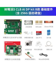 CreateBlock Raspberry Pi 5 AI Kit PCIe to M.2 Expansion Board with Hailo-8 AI Accelerator