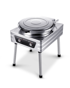 DEMASHI Commercial Electric Pancake Maker, Large Double-Sided Heating Extra-Large Pancake Grill, Flatbread Machine, Stuffed Bun Fryer, Sauce Pancake Machine for Catering Companies, 58cm Pot Diameter YCD54 (380V)