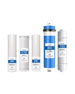 Xili Commercial Water Purifier 400G Flow Rate Full Set of Filter Cartridges