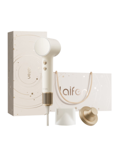 Laifen Mini High-Speed Hair Dryer Sand Gold Gift Box, Fast-Drying Household Hair Dryer with Negative Ion Hair Care, Birthday Gift