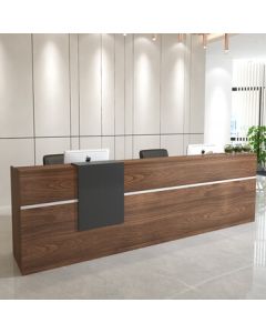 YUZAO Company Reception Desk Minimalist Modern Consultation Welcome Counter Cashier Office Front Desk 2.4m Front Desk