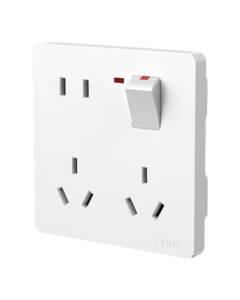 CHNT Switch Socket Wall Panel Household 86-Type Single-Gang Single-Control Eight-Hole Switch White NEG6-C43960