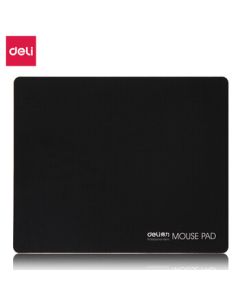Deli Wear-Resistant Office Gaming Mouse Pad, Office Supplies, Black 3692