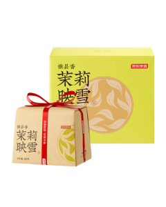JD.com Jingzao Jasmine Tea "Floating Snow Reflecting Snow" Guangxi Hengxian Strong Aroma Herbal Tea 200g for Self-Enjoyment or Mid-Autumn Festival Gifting