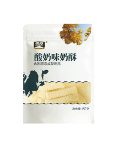 Snowfield Yogurt-Flavored Milk Crisps 250g Cheese Sticks Milk Bars Inner Mongolia Specialty Snack for Kids