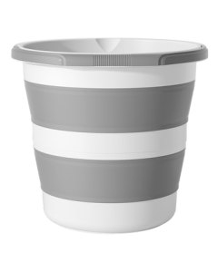 May Flower Foldable Bucket 12L Portable Storage Large Capacity Thickened Foot Soaking Bucket Car Water Storage Bucket Fishing Bucket Handheld