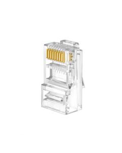 Gefida Gigabit Cat6 RJ45 Connector 8P8C Network Cable Plug, 100pcs/Pack