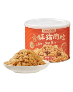 Jingdong Homemade Crispy Pork Floss 128g, No Bean Powder, Original Flavor, for Children and Elderly, Complementary Food, Rice Mix, Snack, Baking Meat Floss