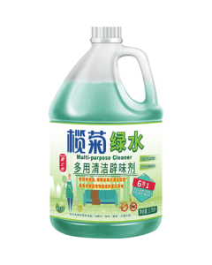 Lanju Mint Green Water 3.78L Floor Cleaner, Deodorizing Floor Cleaning Solution with Plant-Based Anti-Mosquito Formula