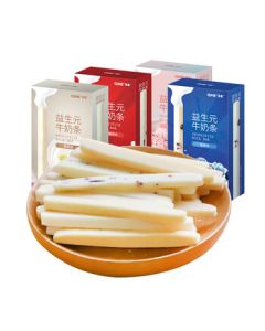 Little Milk Flower Prebiotic Fermented Cheese Sticks 80g*4 Packs (Yogurt + Blueberry + Ice Cream + Cranberry Flavor) NH-NL320