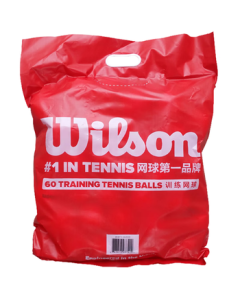 Wilson Pressureless Training Tennis Balls, Pack of 60, WRT136000
