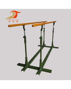 Red Peacock HONG KONG QUE Outdoor Parallel Bars Standard Competition Training Parallel Bars Portable Outdoor Single/Double Bars Thickened Cast Iron Parallel Bars Pull-Up Fitness