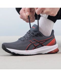 ASICS Men's Neutral Running Shoes 1011B631-021 Grey/Red Size 42.5