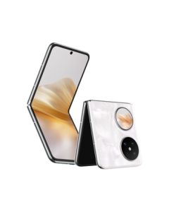 HUAWEI Pocket 2 Premium Edition Ultra-Flat & Ultra-Reliable Full-Focus XMAGE Quad Camera 12GB+256GB Rococo White Huawei Foldable HarmonyOS Phone