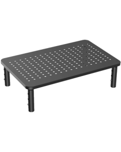 Zhiercheng Adjustable Monitor Stand Riser, Desktop Metal Computer Notebook Screen Stand Base with Liftable Height