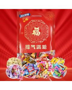 Alps Xu Fu Ji Assorted Candy 1100g/Bag (Approx. 120 Pieces) Bulk Wedding Candy Multi-Brand Multi-Flavor Snacks