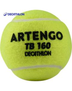 Decathlon Tennis Balls TB160 - Yellow 4103516, Pressureless & Durable, Large Pack with Bag or Case