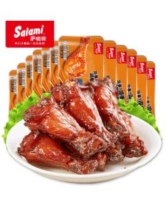 Salami Honey-Glazed Mini Chicken Legs – Viral Chicken Snack, Specialty Delicacy, Braised Ready-to-Eat Food, Leisure Snack, 16g*12 Packs