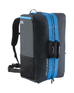 Decathlon Women's Backpack 35L Rock Climbing Rope Bag, Unisex Large Capacity Travel Backpack in Dark Grey-Blue 35L-2575886