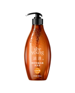 Ziyuan Anti-Dandruff Shampoo No.1 Oil Control & Volumizing Itch Relief Shampoo for Men & Women, Tea Seed Oil 400ml