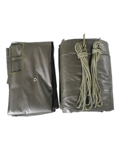 JingDun Lianqing Special Traction Truck Tarpaulin, Waterproof and Oil-Proof Canvas, Rainproof and Sunshade Cover, Military Green Tarpaulin
