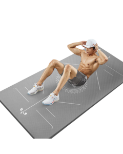 LiNing Yoga Mat for Men, Thickened Exercise Mat with Noise Reduction and Anti-Slip Design, Wide Fitness Floor Mat for Women's Workouts and Dance