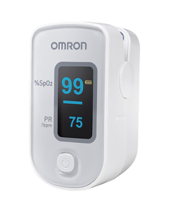 Omron (OMRON) HPO-100 Fingertip Pulse Oximeter for Home Use, Finger-Clip Blood Oxygen Saturation & Pulse Detector