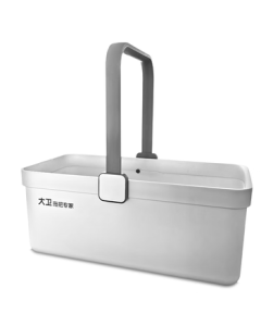 David Handheld Mop Bucket 13L Large Capacity Cleaning Bucket, Thickened Large Rectangular Bucket with Handles R2