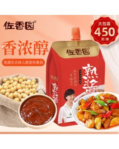 Zuoxiangyuan Fermented Soybean Paste 450g [Soybean Paste] Dipping & Noodle Sauce, Broad Bean Paste, Ready-to-Eat Noodle & Rice Sauce, Northeastern Soybean Paste