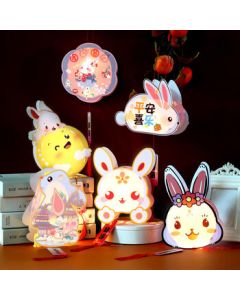 Jingruo Starry Sky Mid-Autumn Handheld PVC Lantern DIY Craft Kit (Non-Finished Product) Minimum Order: 10