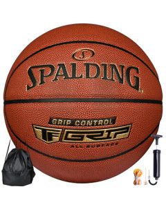 Spalding 7-Size Classic Control Series Game Basketball for Indoor/Outdoor Use - Durable 7-Size Adult Basketball 76-875Y