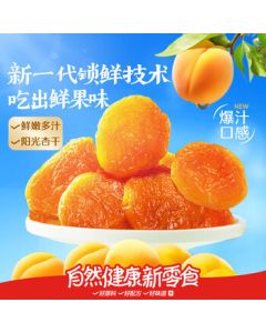 Bestore Fresh Juicy Apricot 55g Sweet & Sour Seedless Apricot Meat Dried Fruit Snack Plaza