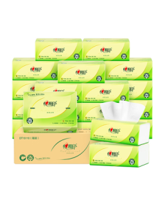 Hearttex Facial Tissue, Tea Scent Delight, 3-Ply 110 Sheets * 24 Packs True S Size (Whole Carton Sale)