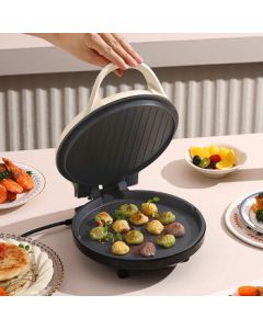 KONKA Electric Pancake Maker, Double-Sided Heating, Multi-function Baking Machine for Home Use, Model KDBC-1292-M