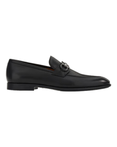 Ferragamo Men's Black Penny Loafers 0762636_3E _ 90 Gift for Boyfriend