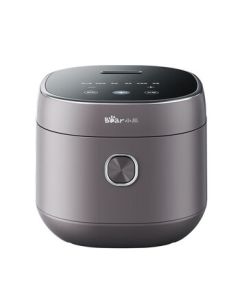 Bear Electric Rice Cooker, 0 Coating 3L Stainless Steel Pot Inner Pot, Household Rice Cooker for 3-4 People, Multi-functional Coating-Free Rice Cooker, Tourmaline Gray DFB-P30L6