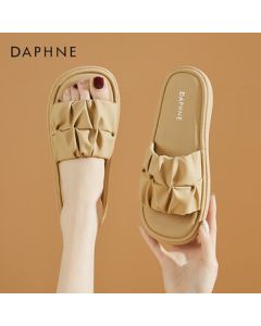 Daphne Women's Flat Soft Sole Flip Flops Beach Sandals Casual Outdoor Shoes 4023303085 Yellow 37