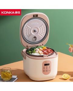 KONKA Rice Cooker - Multi-functional Pot for Soup and Porridge, 3L Large Capacity for 2-5 People, 8 Functions with 24-Hour Preset, Non-Stick Inner Pot / Model 3050-M