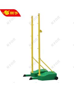 Shuangyu Portable Badminton Net Stand Standard Badminton Posts for Outdoor Recreation, Competition, and Training Movable Badminton Net System