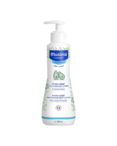 Mustela Baby Moisturizing Lotion 300ml - Hydrating Face & Body Cream for Infants & Kids