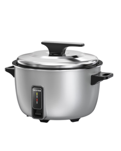 Lecon Commercial Rice Cooker - Canteen, Restaurant, and Household Large Rice Cooker Pot [23L White-Grey Thickened Inner Pot] LC-DK-CFXB230