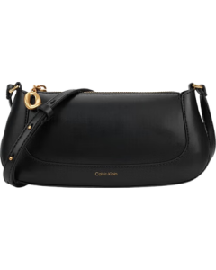 Calvin Klein Women's Bag 25 Fall New Elegant Casual Commuting Style CK Minimalist Printed Handbag Crossbody Bag Saddle Bag Gift