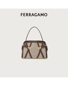 Ferragamo Women's Hug Shoulder Bag (Large) 0786448 - Gao Yuanyuan Same Style - Gift for Girlfriend