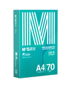 M&G Green Morning Light A4 70g Multi-Purpose Double-Sided Printing Paper A4 Copy Paper 500 Sheets/Pack 10 Packs/Box Total 5000 Sheets APYVQAF6