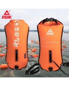 PEAK Swimming Buoy with Dual Air Chambers and Storage Bag Drifting Sack YS91103 72x36CM