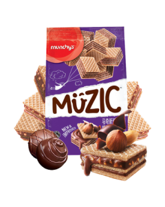 Munchy's Malaysia Imported Chocolate Hazelnut Wafer Snack 90g - Office Snack, Holiday Treat
