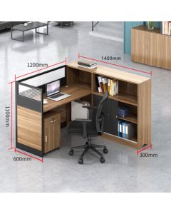 NHZHIW 168 Screen Office Computer Desk Partition Single Workstation Customizable 1500*1400*760cm